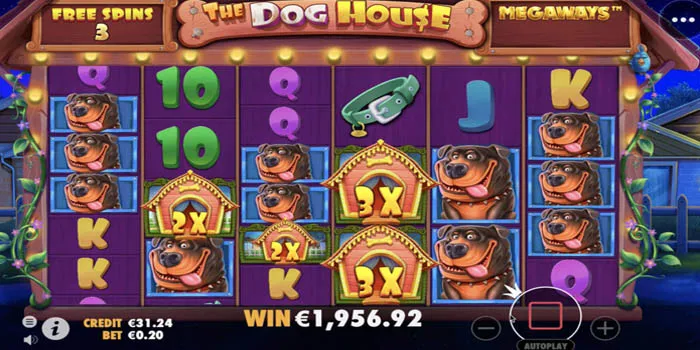 Bonus Permainan Slot The Dog House Megaways